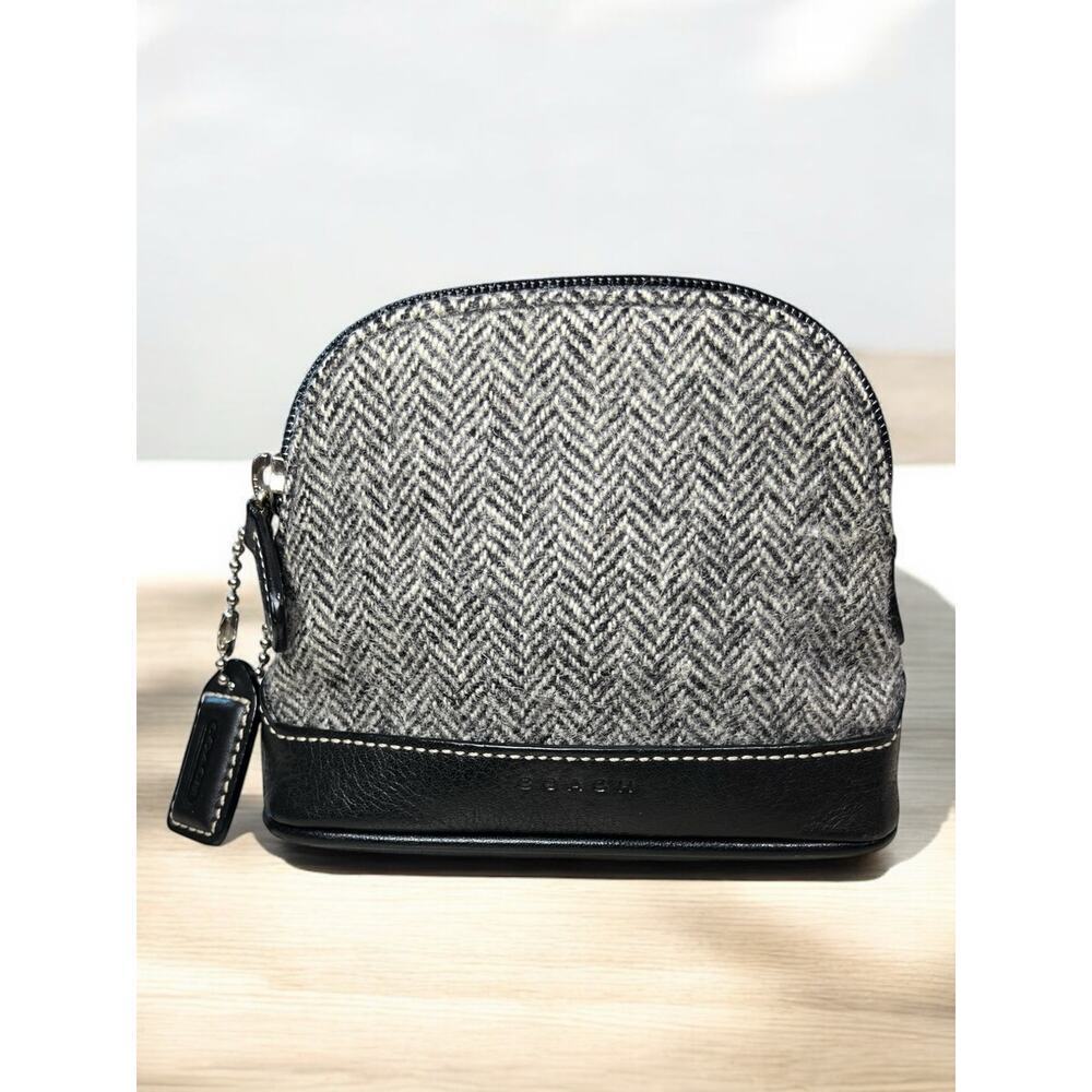Vintage Coach 6126 Bleecker Tweed Satchel & Pouch - Picture 7 of 12